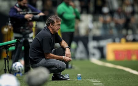 Cuca em vitória do Atlético-MG (Foto: Pedro Souza / Atlético)