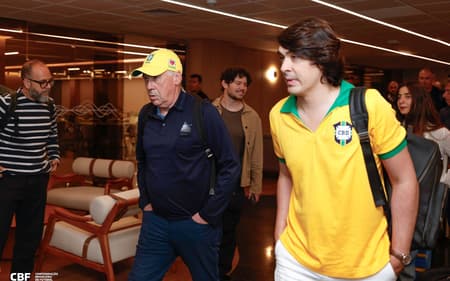 Carlo Ancelotti e Diego Fernandes - Seleção Brasileira