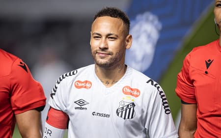 Neymar na Vila Belmiro