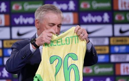 Ancelotti apresentado como técnico da Seleção