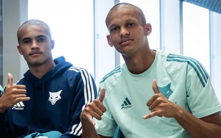 Murilo Rihkman, Kauã Prates e Janderson, do Cruzeiro (Foto: Gustavo Aleixo/Cruzeiro)