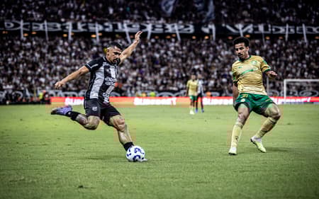 Ceará em partida contra o Palmeiras, pela Copa do Brasil de 2025 (Foto: Felipe Santos/Ceará SC)