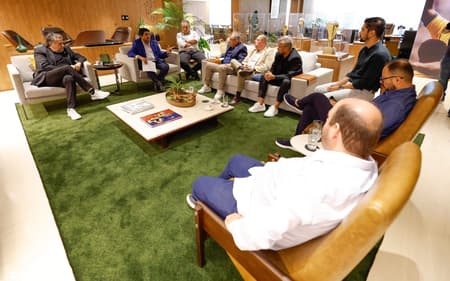 Reunião de posse do Conselho Nacional de Clubes (foto: CBF)