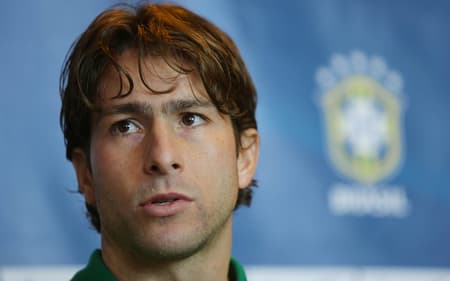 Ex-jogador de PSG e Inter de Milão, Maxwell em coletiva na Seleção Brasileira