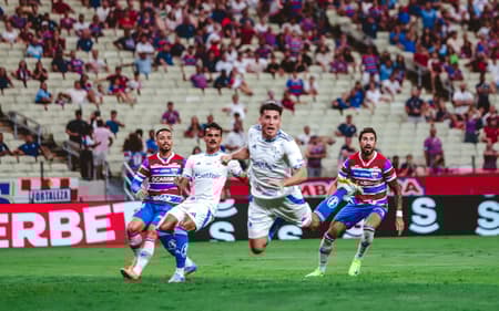 Partida entre Fortaleza e Cruzeiro, pelo Brasileirão (Foto: Matheus Amorim/Fortaleza EC)