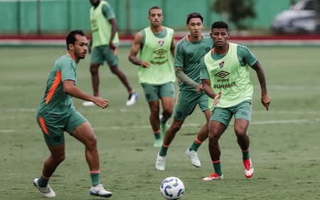 Hércules em treino do Fluminense