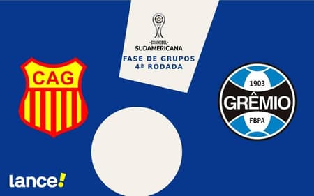 Atlético Grau x Grêmio. (Foto: Arte Lance!)