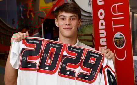 igor felisberto, jogador do São Paulo