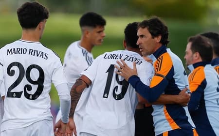 Raúl González treinando o Real Madrid Castilla (Foto: Reprodução/Instagram)