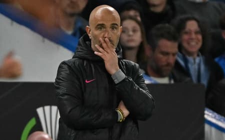 Técnico do Chelsea, Maresca comentou a situação de Enzo Fernández e sua possível ida ao Real Madrid (Foto: Glyn Kirk/AFP)