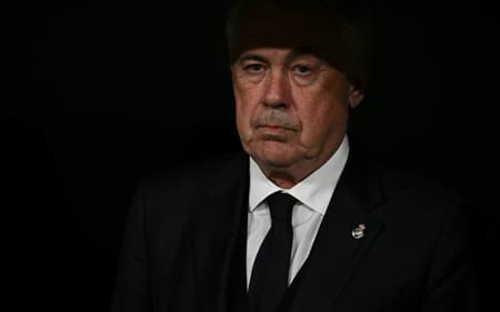 Carlo Ancelotti, alvo da Seleção Brasileira (Foto: Javier Soriano/AFP)