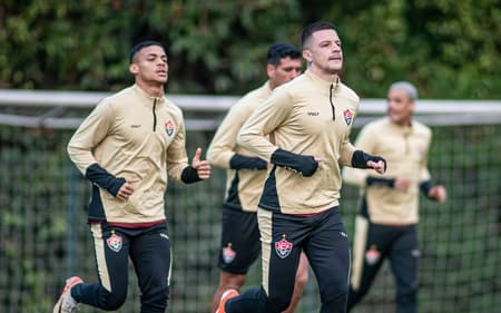 Treino do Vitória no CT do São Paulo Foto: Victor Ferreira / EC Vitória