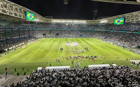 Santos bate recorde de público do Allianz Parque no Campeonato Brasileiro com 35.240 torcedores diante do Ceará. (Foto: Juliana Yamaoka/ Lance)