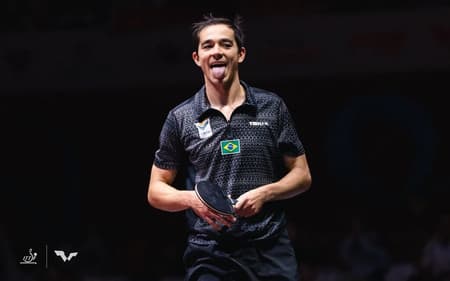 Calderano é o único atleta de fora da Ásia no top 5 do mundo