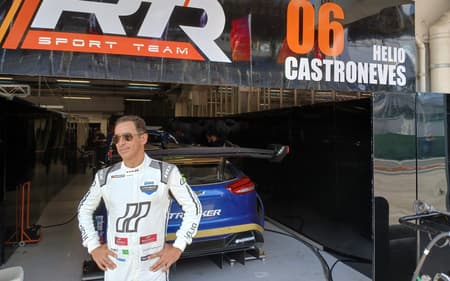 Helio Castroneves estreou no BRB Stock Car Pro Series já pontuando