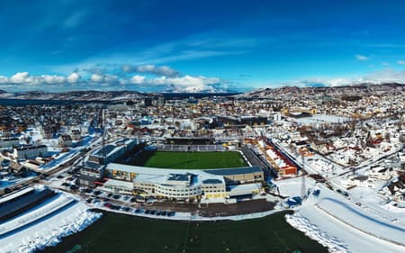 Estádio do Bodo Glimt, na Noruega