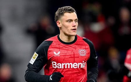 Florian Wirtz em ação pelo Bayer Leverkusen