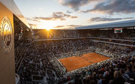 Philippe Chatrier, a quadra central de Roland Garros