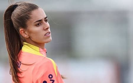 Jheniffer durante 3º Treino da Seleção Brasileira Feminina - CT Joaquim Grava. (Foto: Lívia Villas Boas / CBF)