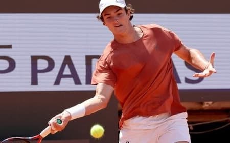 João Fonseca em treino em Roma (FIPT)