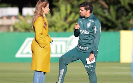 Leila Pereira e Abel Ferreira - Contratações do Palmeiras