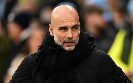 Pep Guardiola, treinador do Manchester City (Foto: Oli Scarff/AFP)