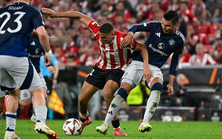 Casemiro - Athletic Bilbao x Manchester United - Europa League