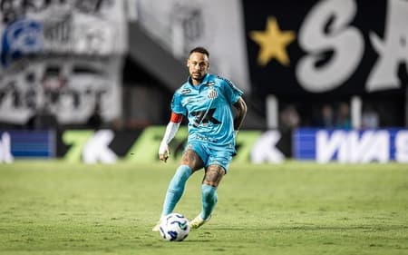 Neymar na Vila Belmiro