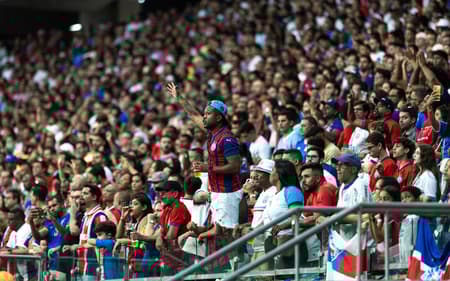 Torcida do Bahia na Arena Fonte Nova (Foto: Rafael Rodrigues / EC Bahia)