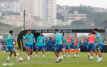 Treino da Seleção Brasileira