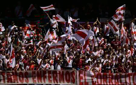 Torcida do River antes do jogo com o Urawa pelo Mundial