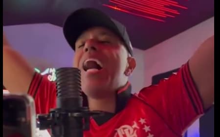 MC Koringa na música nova do Flamengo para o Mundial (Foto: Reprodução redes sociais)