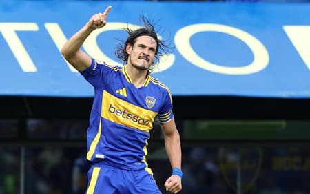 Cavani é o principal astro do Boca Juniors (Foto: Alejandro Pagni/ AFP)