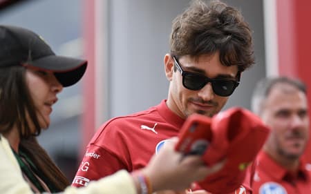 Charles Leclerc da Red Bull Ring em Spielberg, Áustria (foto: Andrej ISAKOVIC / AFP)