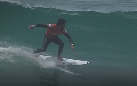 Filipe Toledo cai nas oitavas em Trestles (foto: reprodução WSL)