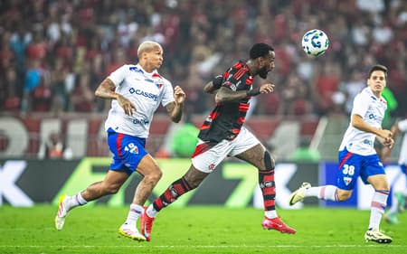Partida entre Flamengo e Fortaleza, pelo Brasileirão (Foto: Baggio Rodrigues/Fortaleza EC)