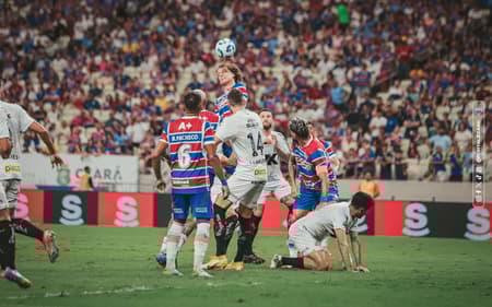 Partida entre Fortaleza e Santos, pelo Brasileirão (Foto: Mateus Lotif/Fortaleza EC)