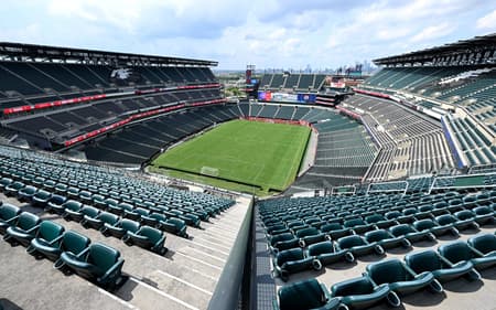 Estádio Lincoln Financial Field, na Filadélfia