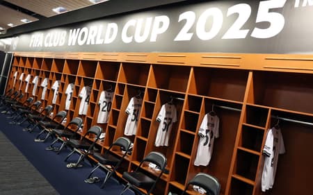Vestiário do Botafogo para o duelo com o PSG (Foto: Vítor Silva/Botafogo)