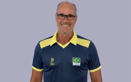 Marcos Miranda, técnico da Seleção Brasileria sub-23 feminina (Dhavid Normando FV Imagem/CBV)