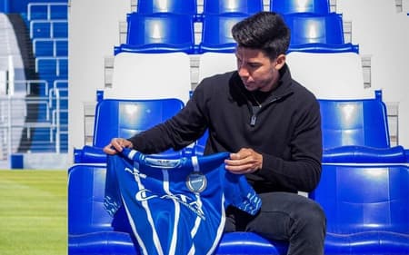 Pol Fernández é o novo reforço do Godoy Cruz (Foto: reprodução/Godoy Cruz)