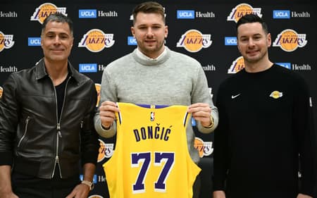 Rob Pelinka - Luka Doncic - JJ Redick - Los Angeles Lakers - NBA