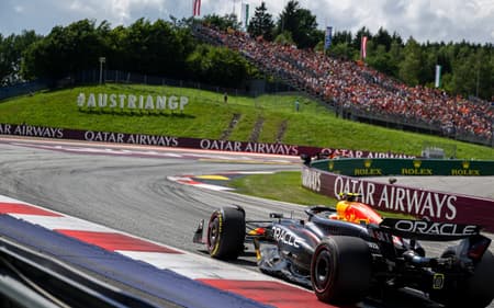 Sergio Perez of Oracle Red Bull Racing seen during the FIA Formula1 World Championship seen at the Red Bull Ring in Spielberg, Austria on June 30, 2024. // Joerg Mitter / Red Bull Ring // SI202406300787 // Usage for editorial use only //