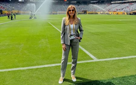 Leila Pereira defende título Mundial de 1951 do Palmeiras. (Foto: Dilvulgação/ Leila Pereira)