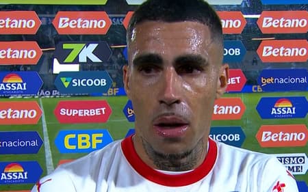 Gabriel, volante do Bragantino (Foto: reprodução / Premiere)