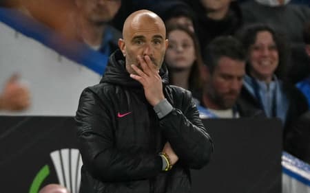Técnico do Chelsea, Maresca comentou (Foto: Glyn Kirk/AFP)