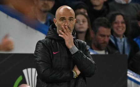 Técnico do Chelsea, Maresca comentou (Foto: Glyn Kirk/AFP)