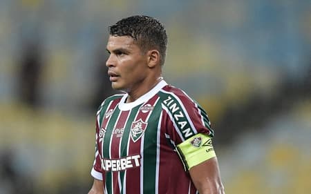 Thiago Silva em Fluminense x Flamengo. (foto: Thiago Ribeiro/AGIF)