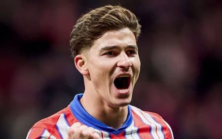 Julián Álvarez celebra gol pelo Atlético de Madrid (Foto: Reprodução/Instagram)