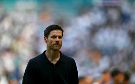 Xabi Alonso durante o jogo entre Real Madrid e Al-Hilal, pelo Mundial de Clubes
